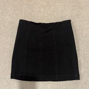 Sleek Black Women's Mini Skirt